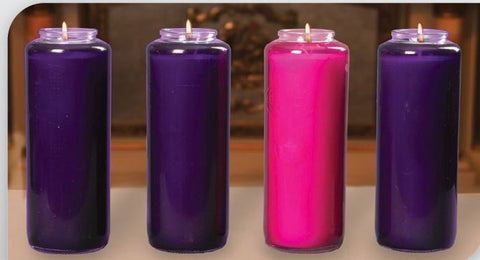 Dadant Glass Advent Candles