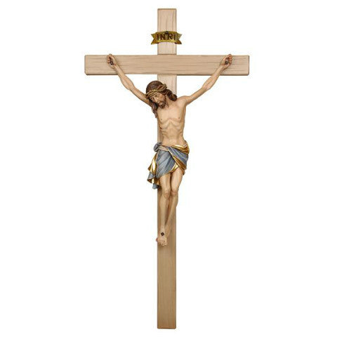 721000 Crucifix Siena Blue - Cross Straight
