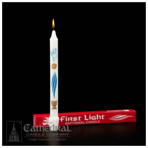 First Light Baptismal Candle