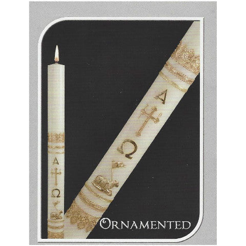Ornamented by Dadant Paschal Candle