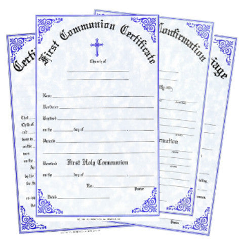 Church Certificates