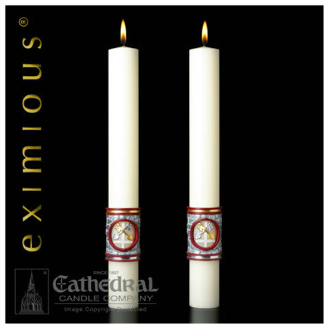 Upon This Rock Eximious Complementing Altar Candles