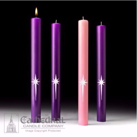 Star of The Magi Advent Candles