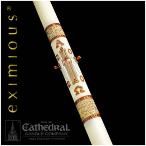 Luke 24 Eximious Paschal Candle