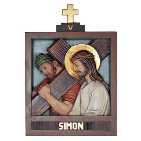 Stations of the Cross Carved with Linden Wood | Stations of the