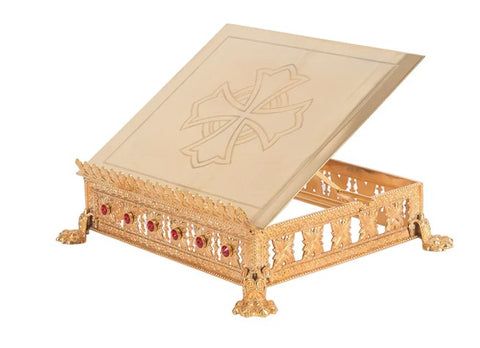 H-81G  Gold Plated Missal Stand