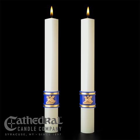 The Holy Eucharist Complementing Altar Candles
