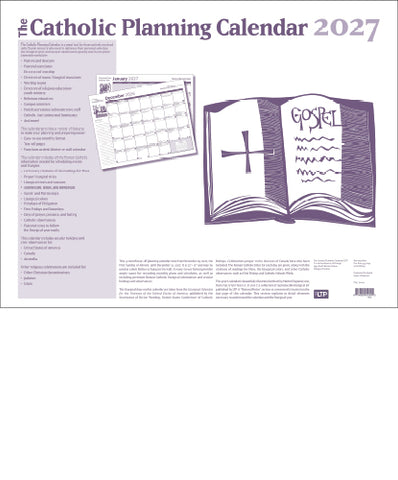 Catholic Planning Calendar