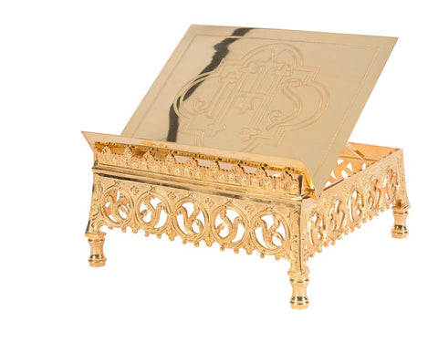 H-214G  Gold Plated Missal Stand