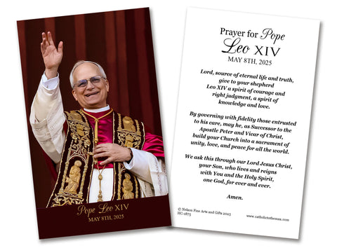 Pope Leo XIV Holy Card