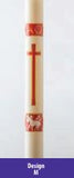 Refillable Paschal Candle - "Design M"