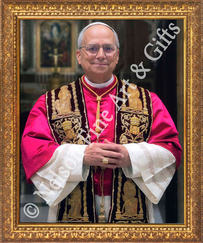 Official Framed Portrait of Pope Leo XIV