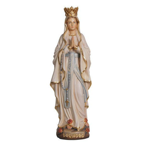 155000 Our Lady of Lourdes with crown Statue