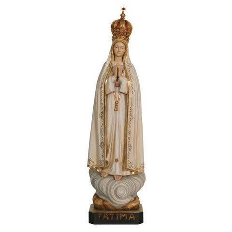 178000 Our Lady of Fatima Capelinha with crown Statue