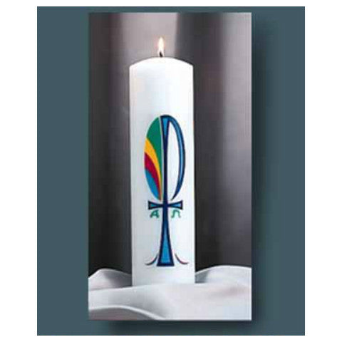 Chi-Rho Candle