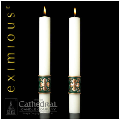 Christus Rex Eximious Complementing Altar Candles