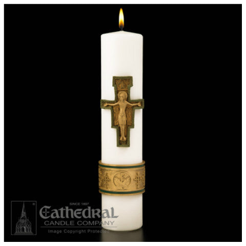 Cross of St. Francis Christ Candle
