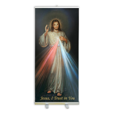 Divine Mercy Banner Stand - 35