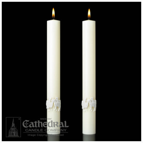 The Good Shepherd Complementing Altar Candles