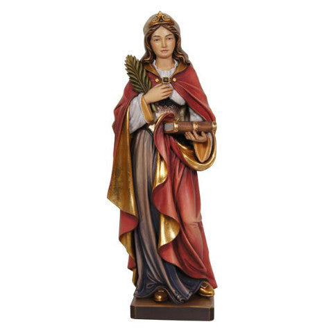 227000 Holy female figure with palm and book Statue