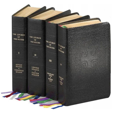 Liturgy of the Hours, Set of 4 Volumes (Leather Binding) - No. 409/13