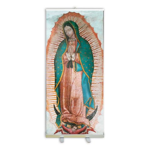 Our Lady of Guadalupe Banner Stand - 306