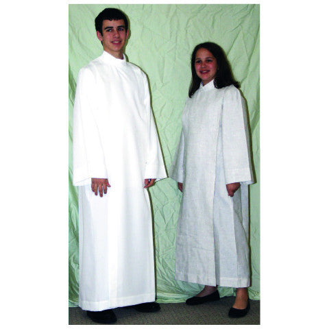Style #558 Front Wrap Cassock Alb for Altar Servers
