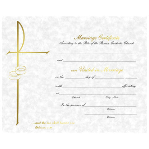 XB 101 Marriage Certificates