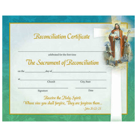 XR 503 Reconciliation Certificates