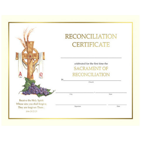 XS 105 Reconciliation Certificates