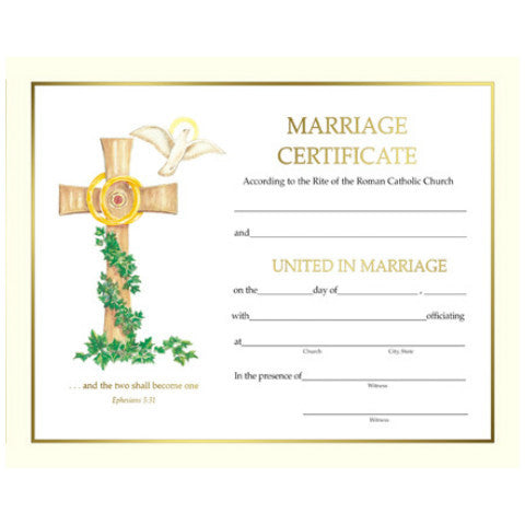 XS 101 Marriage Certificates