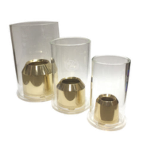 Solid Brass Universal Candle Burners - Draft Style