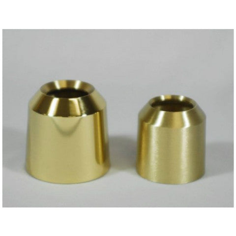 Solid Brass Universal Candle Burners - Plain Style