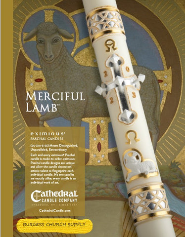 Merciful Lamb Eximious Paschal Candle