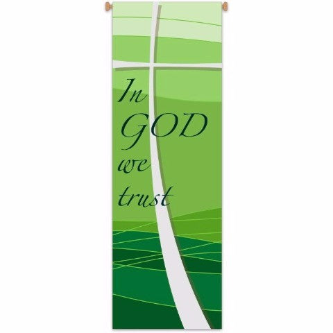 Slabbinck 7502 "In God We Trust"  Banner