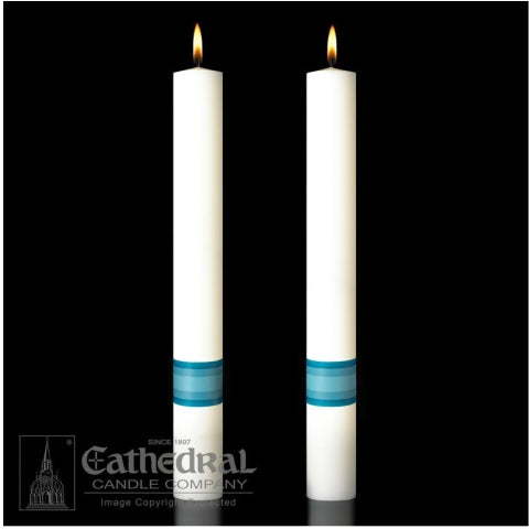 Divine Mercy Complementing Altar Candles