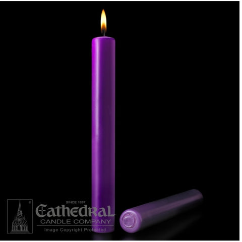Purple Lenten Altar Candles